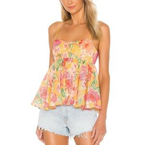 Lovers and Friends Lapis Top. NWT